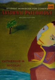 Tapa de Abnormal Psychology/Workbook