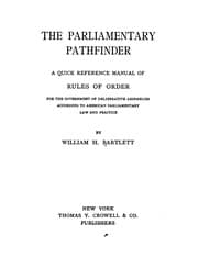 Tapa de The parliamentary pathfinder