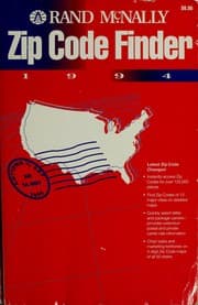 Tapa de RAND MCNALLY REF ZIP FINDER 94 PA (Zip Code Finder)