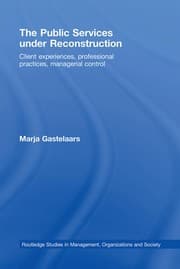 Tapa de The public services under reconstruction