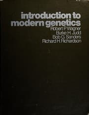Tapa de Introduction to modern genetics