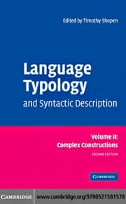 Tapa de Language typology and syntactic description