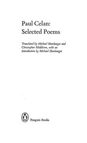 Tapa de Selected poems