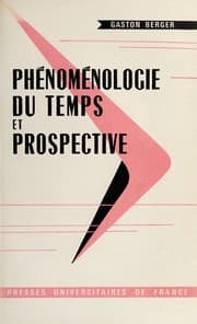 Tapa de Phénoménologie du temps et prospective