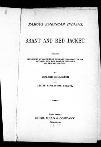 Tapa de Brant and Red Jacket