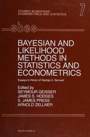 Tapa de Bayesian and likelihood methods in statistics and econometrics