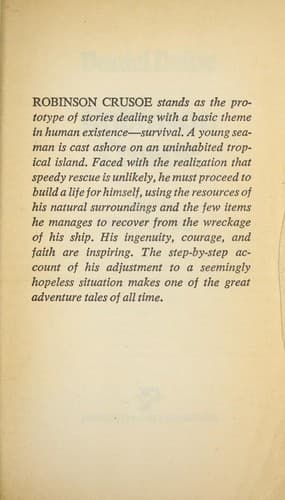 Tapa de Robinson Crusoe E