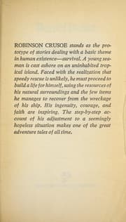Tapa de Robinson Crusoe E