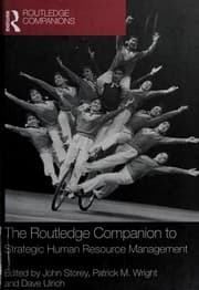 Tapa de The Routledge Companion to Strategic Human Resource Management