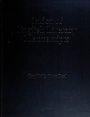 Tapa de Index of English Literary Manuscripts: 1625-1700,Part 2