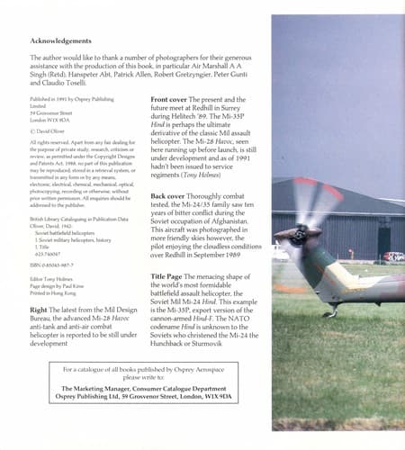 Tapa de Soviet Battlefield Helicopters