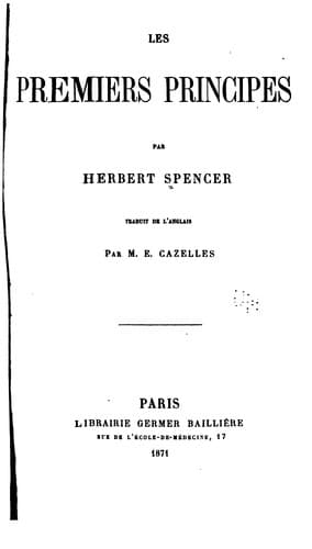 Tapa de Les premiers principes