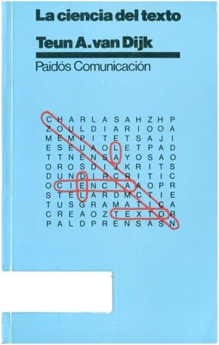 Tapa de La Ciencia Del Texto