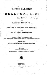 Tapa de Belli Gallici Libri VII & A. Hirtii Librer VIII