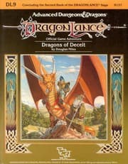 Tapa de Dragons of Deceit (Advanced Dungeons & Dragons/Dragonlance Module DL9)
