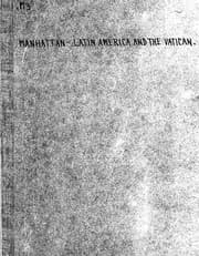 Tapa de Latin America and the Vatican