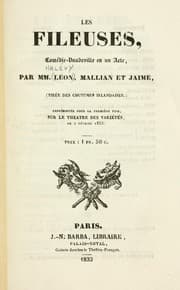 Tapa de Les fileuses