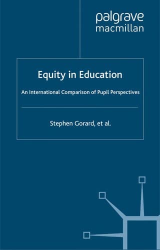 Tapa de Equity in education