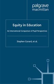 Tapa de Equity in education