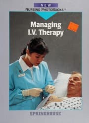 Tapa de Managing I.V. therapy
