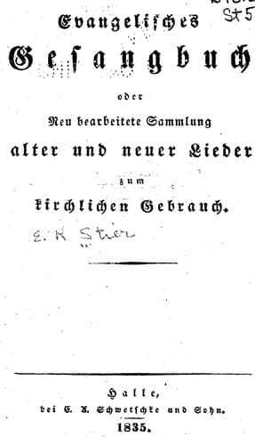 Tapa de Evangelisches Gesangbuch
