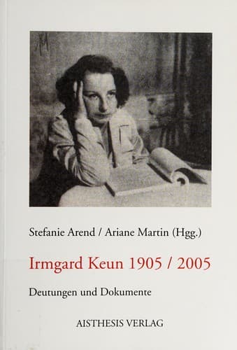 Tapa de Irmgard Keun 1905-2005