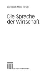 Tapa de Die Sprache der Wirtschaft