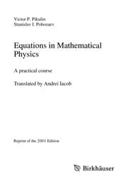 Tapa de Equations in mathematical physics