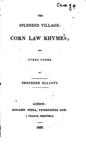 Tapa de Elliott's Poems