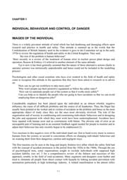 Tapa de Individual behaviour in the control of danger