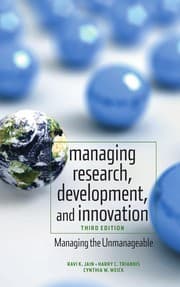 Tapa de Managing research, development and innovation