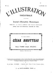 Tapa de César Birotteau: pièce en cinq actes