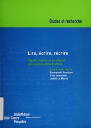 Tapa de Lire, écrire, récrire
