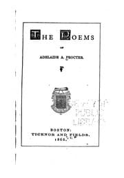 Tapa de The Poems of Adelaide A. Procter