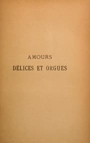 Tapa de Amours, délices et orgues