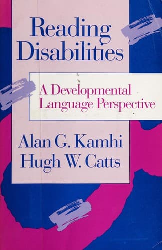 Tapa de Reading disabilities