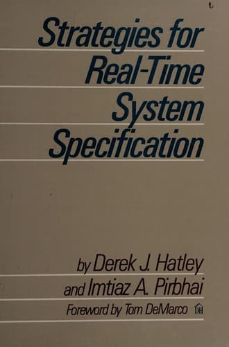 Tapa de Strategies for real-time system specification