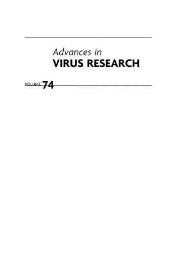 Tapa de Advances in virus research