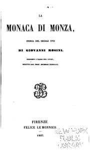 Tapa de La Monaca di Monza: storia del secolo XVII