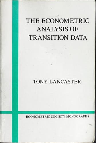 Tapa de The econometric analysis of transition data