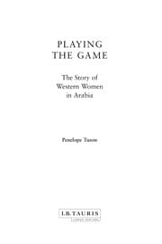 Tapa de PLAYING THE GAME: THE STORY OF WESTERN WOMEN IN ARABIA
