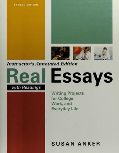 Tapa de Real essays with readings