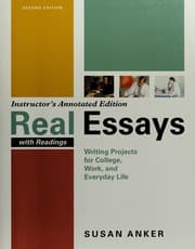 Tapa de Real essays with readings