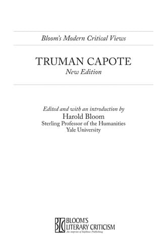 Tapa de Truman Capote
