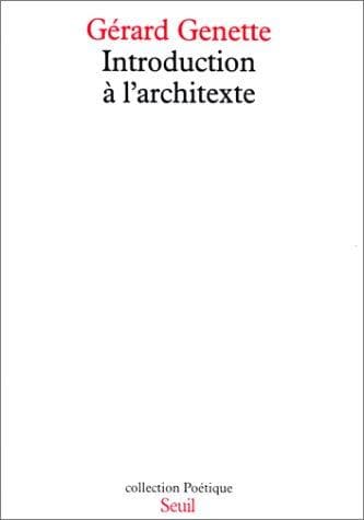 Tapa de Introduction à l'architexte