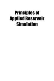 Tapa de Principles of applied reservoir simulation