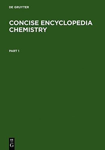 Tapa de Concise Encyclopedia Chemistry