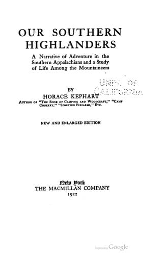 Tapa de Our southern highlanders