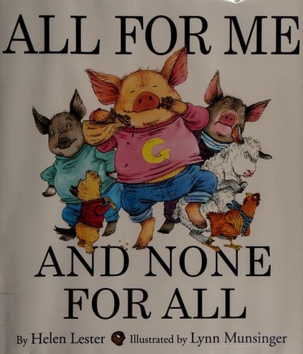 Tapa de All for me and none for all