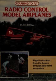 Tapa de Learning to fly radio control model airplanes